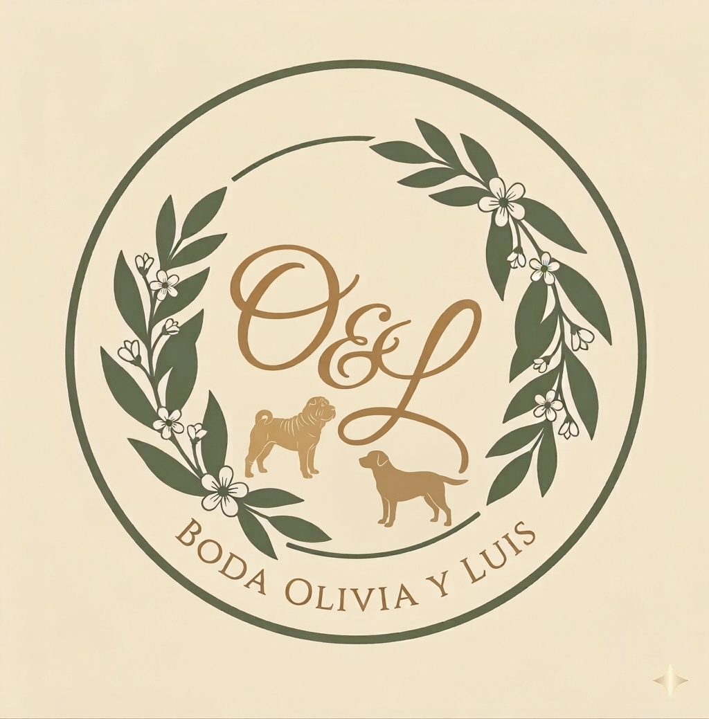 Olivia & Luis Wedding Logo